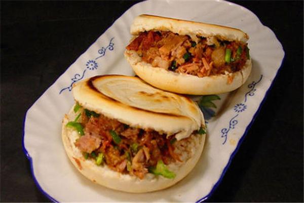 段先生烧饼夹肉